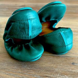 Pacific Green Leather Tieks